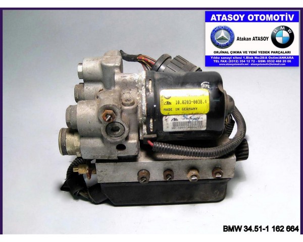 BMW E36 ABS BEYNİ BMW 34511162664 BMW 1162664 ATE 10020300384 ATE 10045708543 BMW 34.51 - 1162 664 ÇIKMA